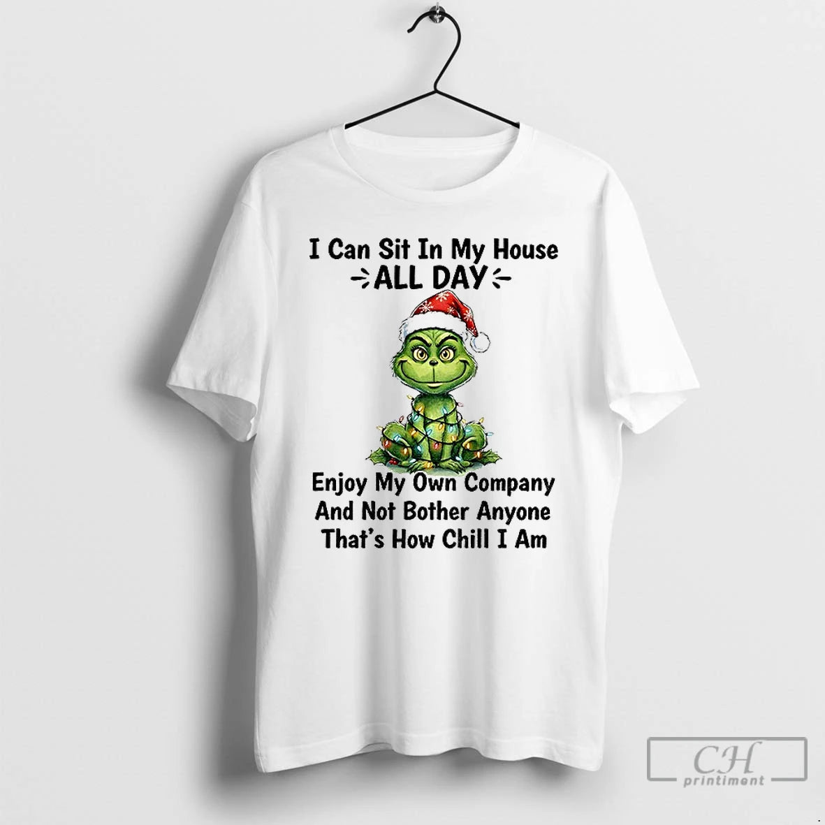 Classic Grinch I Can Sit In My House All Day Enjoy My Own Company And T-Shirts, Hoodie, Sweatshirt | RetroVerseTees.com