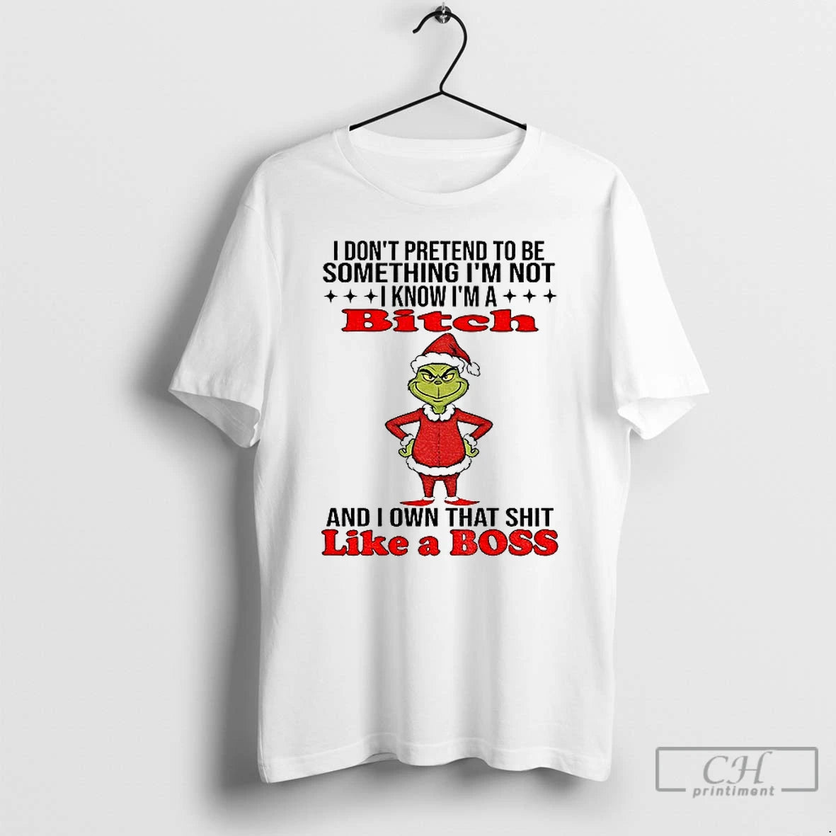 Classic Grinch Santa I Dont Pretend To Be Something Im Not I Know Im T-Shirts, Hoodie, Sweatshirt | RetroVerseTees.com