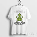 Classic Grinch Santa Middle Finger I Dont Care If People Talk Shit About Me T-Shirts, Hoodie, Sweatshirt | RetroVerseTees.com