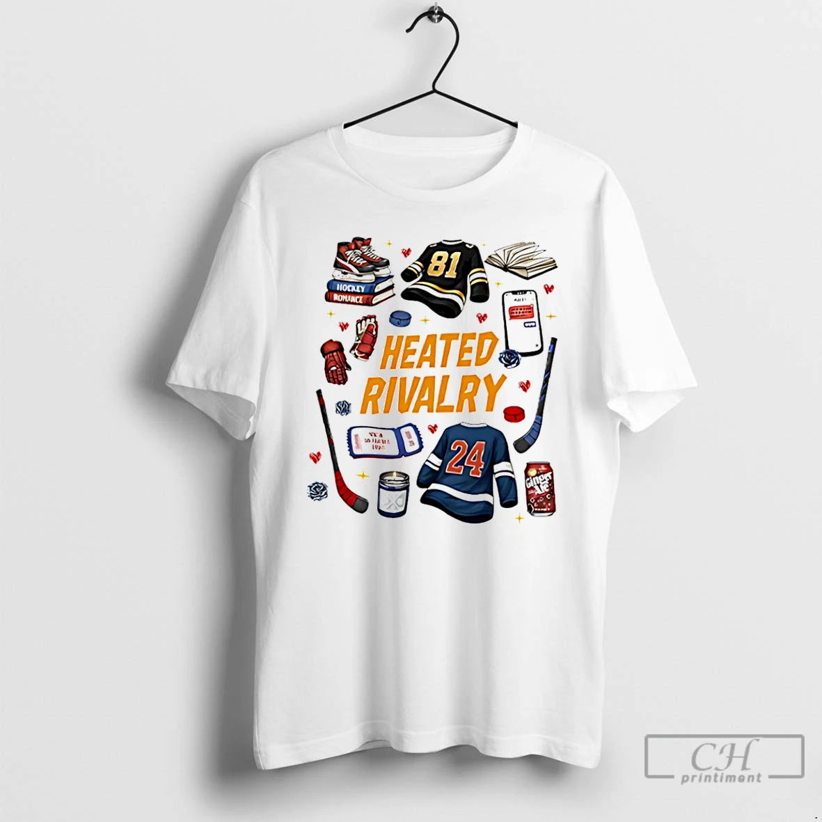 Classic Hockey Heated Rivalry Icon T-Shirts, Hoodie, Sweatshirt | RetroVerseTees.com