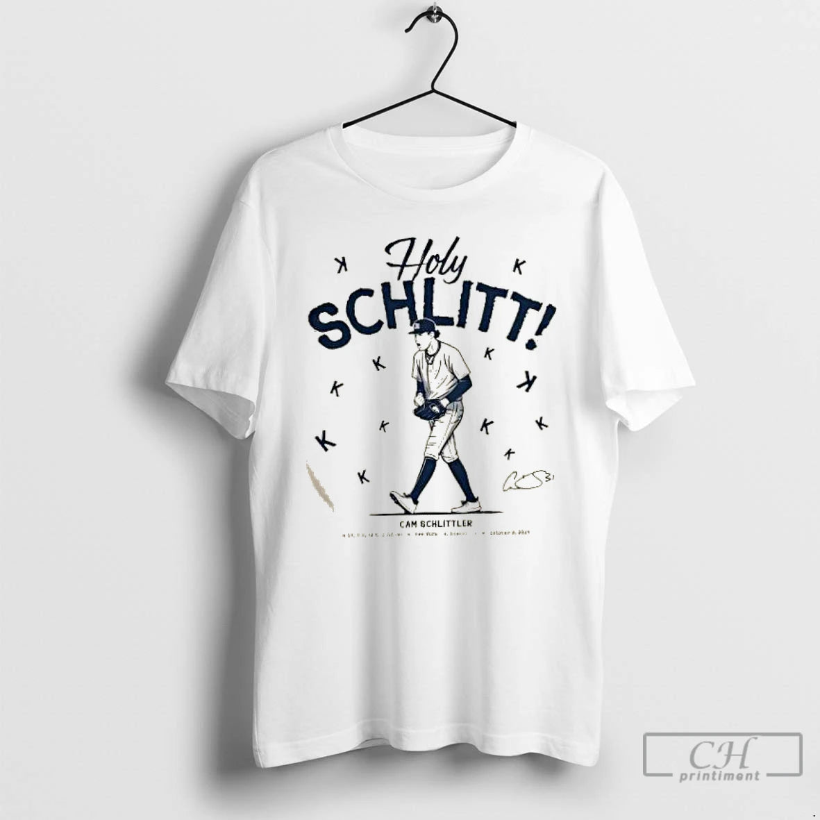 Classic Holy Schlitt Cam Schlittler New York Yankees Signature T Shirts Hoodie Longsleeve
