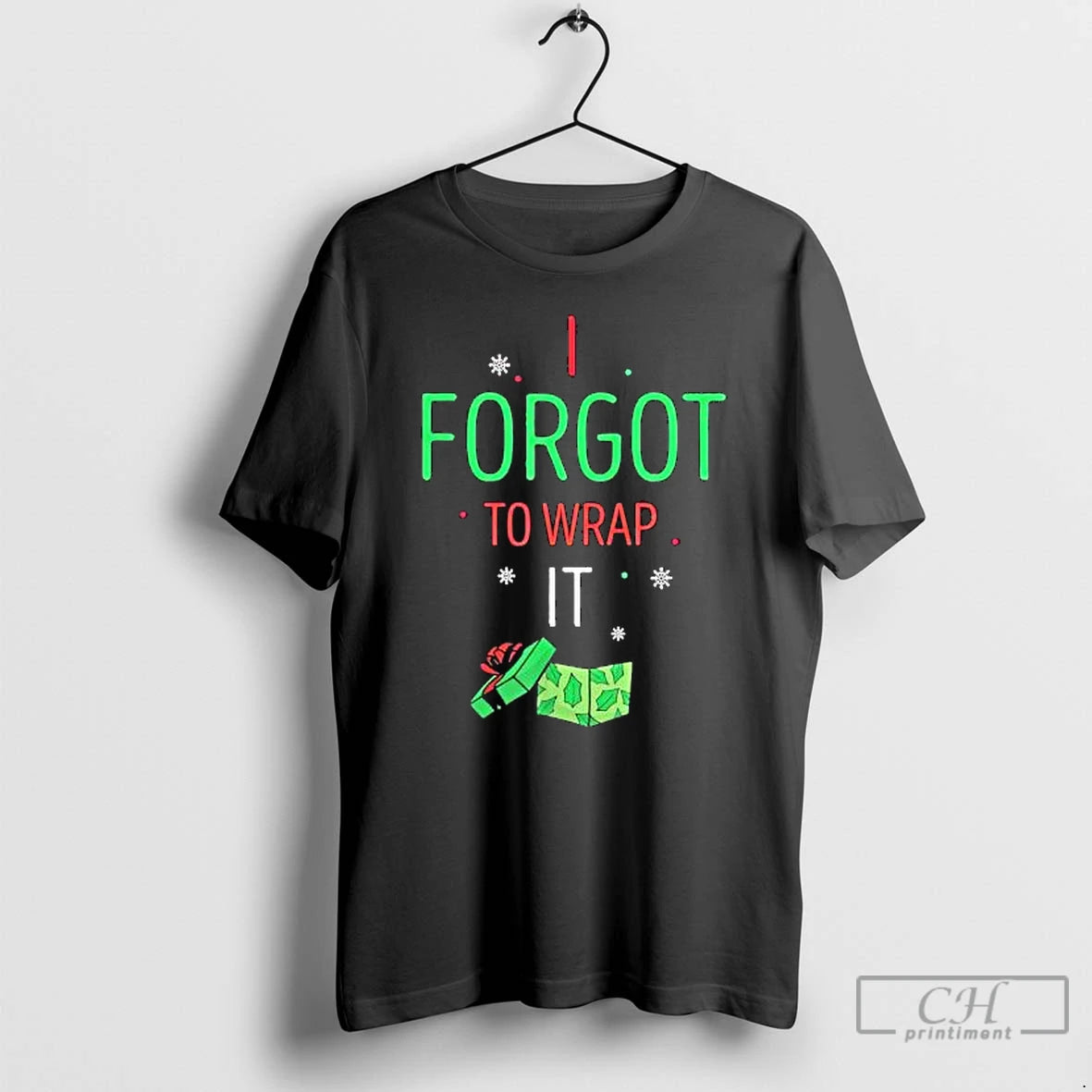 Classic I Forgot To Wrap It Moment Christmas Gift Box T-Shirts, Hoodie, Sweatshirt | RetroVerseTees.com