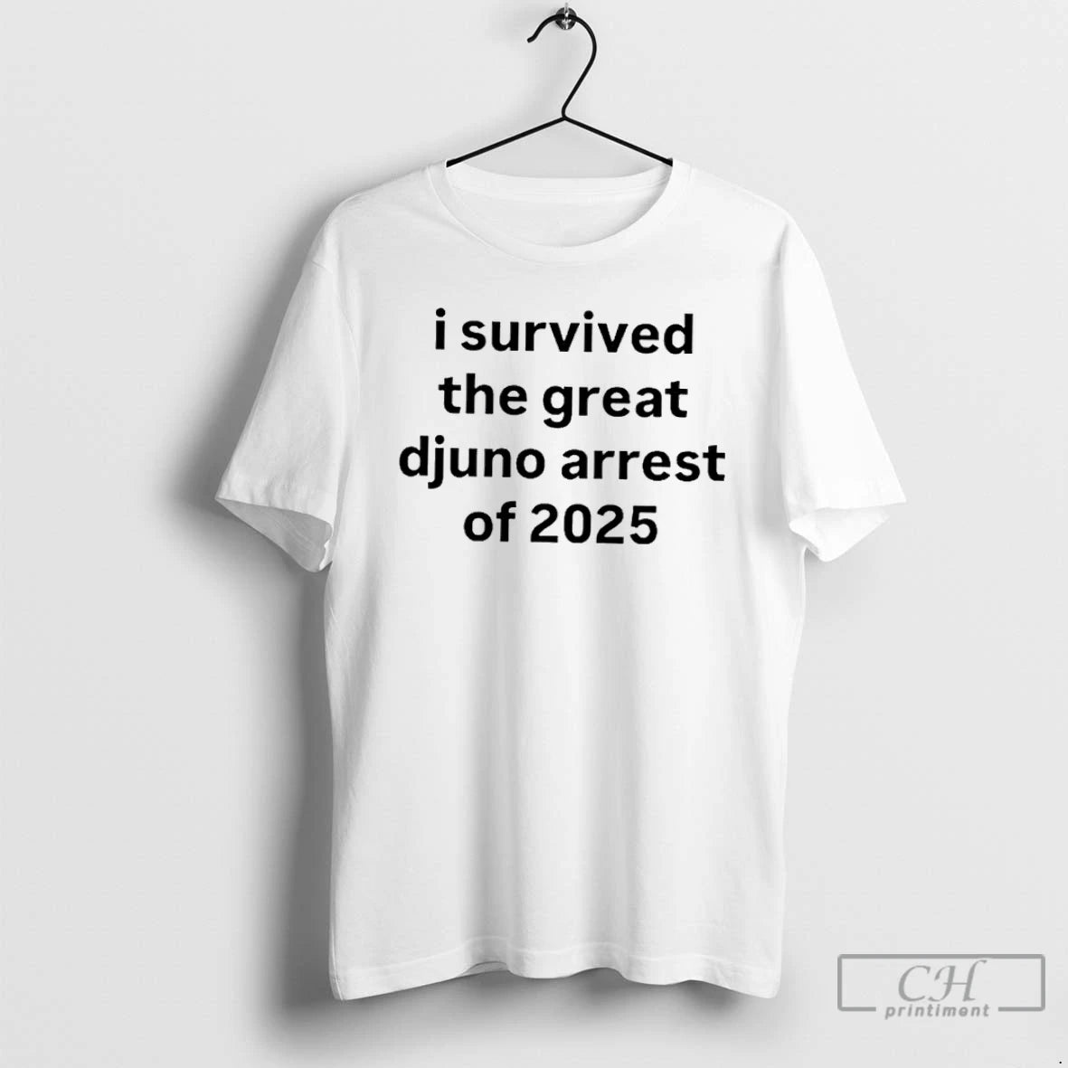 Classic I Survived The Great Djuno Arrest Of 2025 T Shirts Hoodie Longsleeve