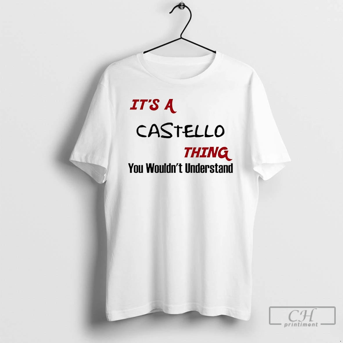 Classic Its Castello A Thing You Wouldnt Understand T-Shirts, Hoodie, Sweatshirt | RetroVerseTees.com