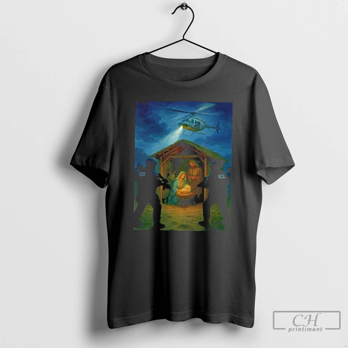 Classic Jesus Vs Ice Graphic T-Shirts, Hoodie, Sweatshirt | RetroVerseTees.com