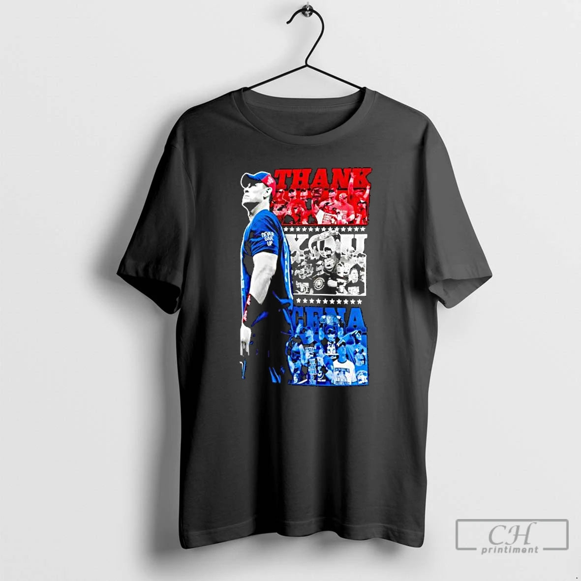 Classic John Cena Thank You Cena Never Give Up T-Shirts, Hoodie, Sweatshirt | RetroVerseTees.com
