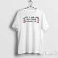 Classic Just A Girl And Her Fridge Cigarette Diet Coke T-Shirts, Hoodie, Sweatshirt | RetroVerseTees.com