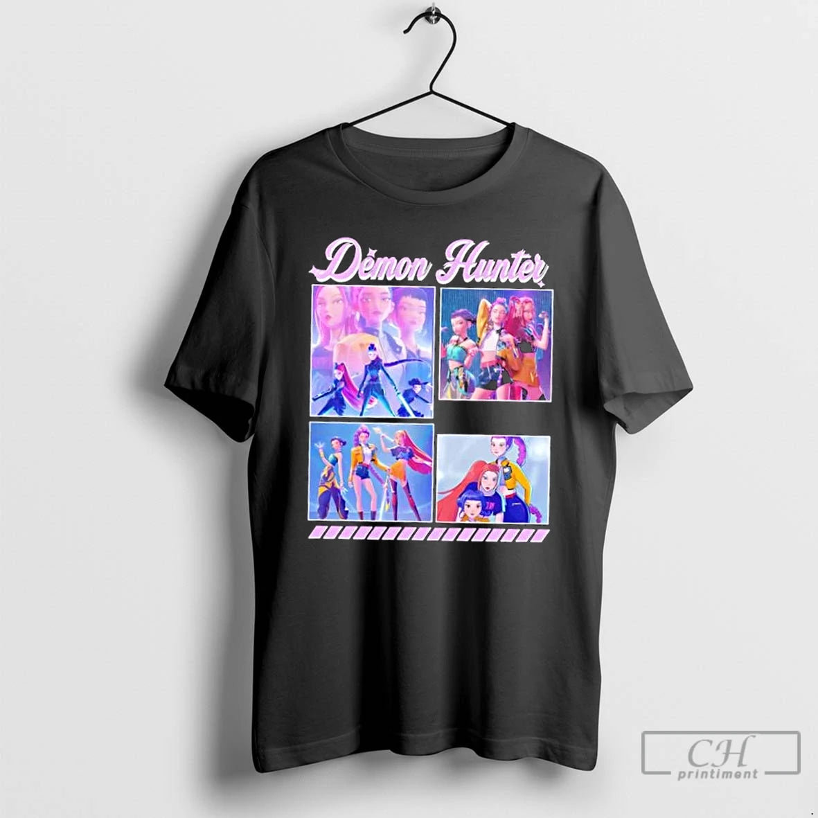 Classic K Pop Demon Hunter Anime Graphic T-Shirts, Hoodie, Sweatshirt | RetroVerseTees.com