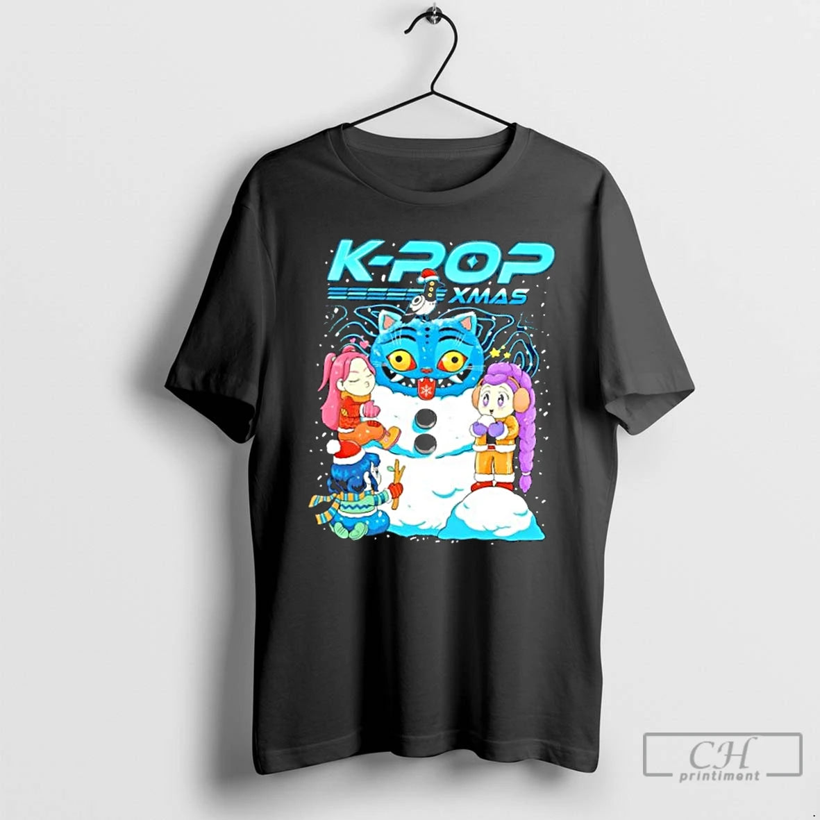 Classic K Pop Xmas Anime Graphic T-Shirts, Hoodie, Sweatshirt | RetroVerseTees.com