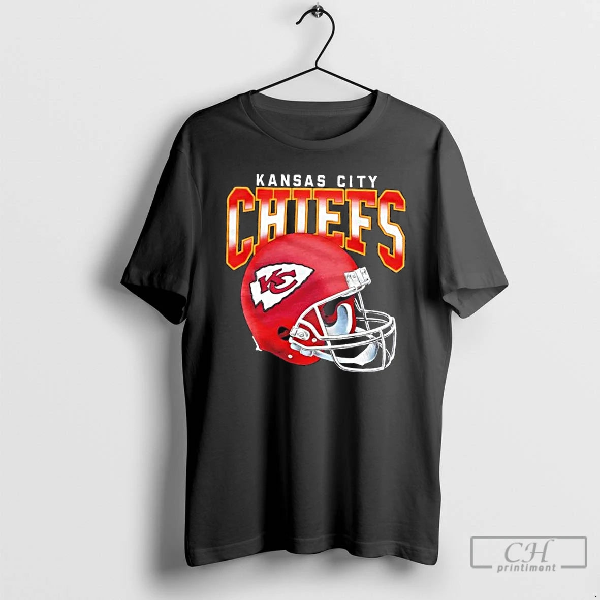 Classic Kansas City Chiefs Gradient Football Helmet T-Shirts, Hoodie, Sweatshirt | RetroVerseTees.com