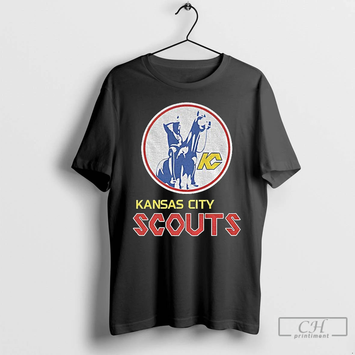 Classic Kansas City Scouts Jersey Adult Logo T-Shirts, Hoodie, Sweatshirt | RetroVerseTees.com