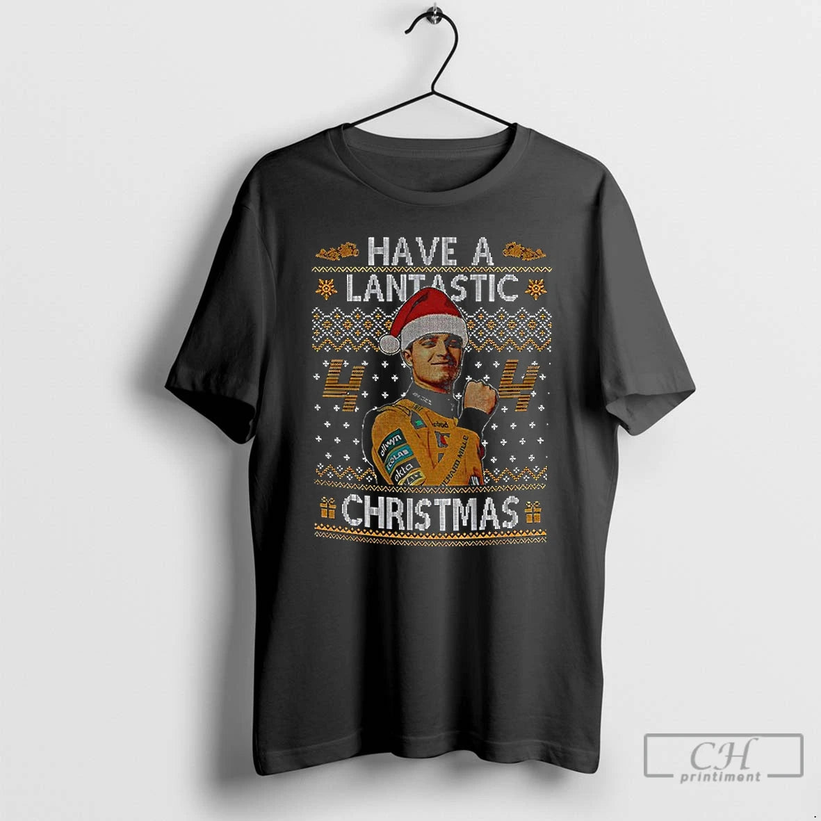 Classic Lando Norris Formula 1 Racing Have A Lantastic Christmass T-Shirts, Hoodie, Sweatshirt | RetroVerseTees.com