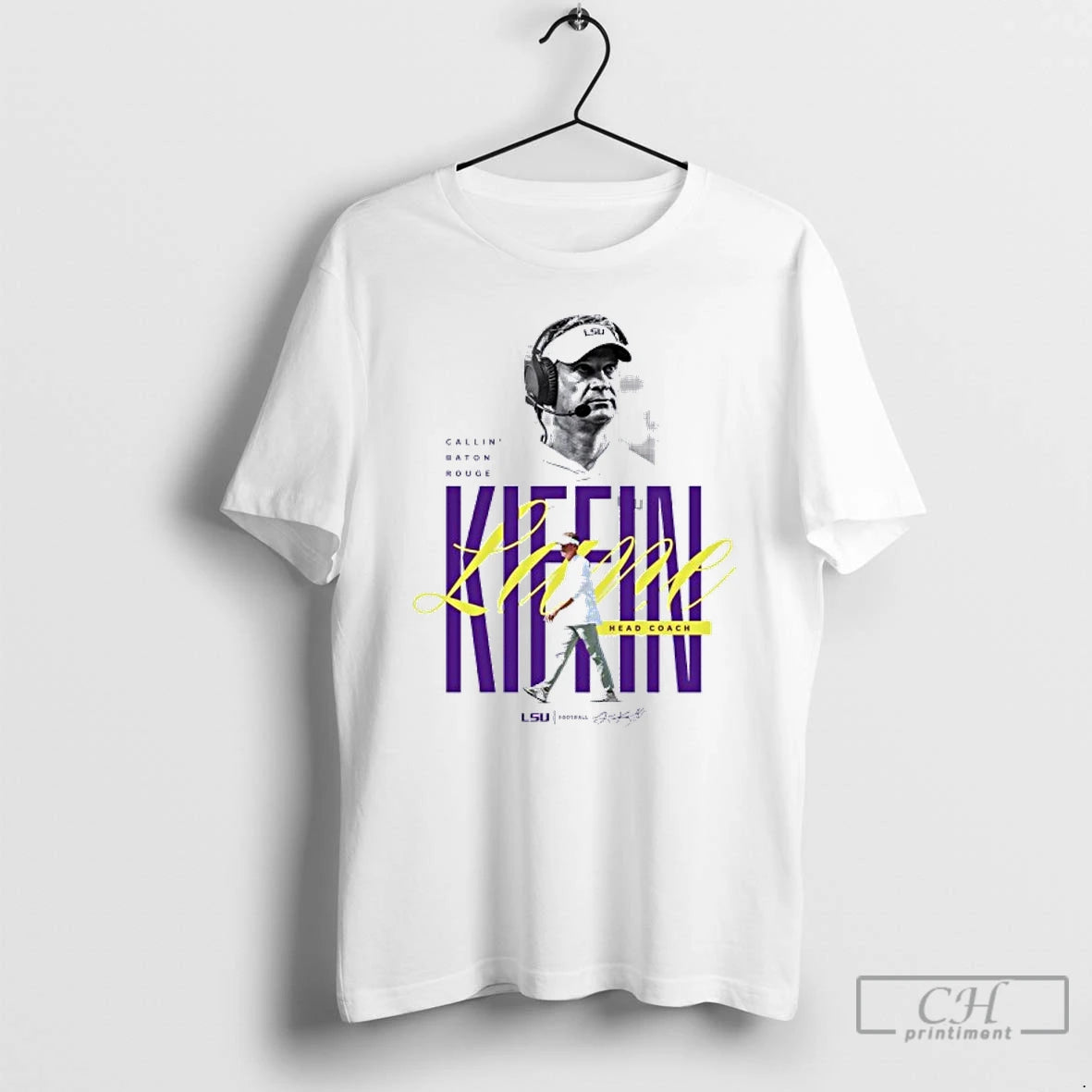 Classic Lane Kiffin Head Coach Lsu Football Callin Baton Rouge T-Shirts, Hoodie, Sweatshirt | RetroVerseTees.com