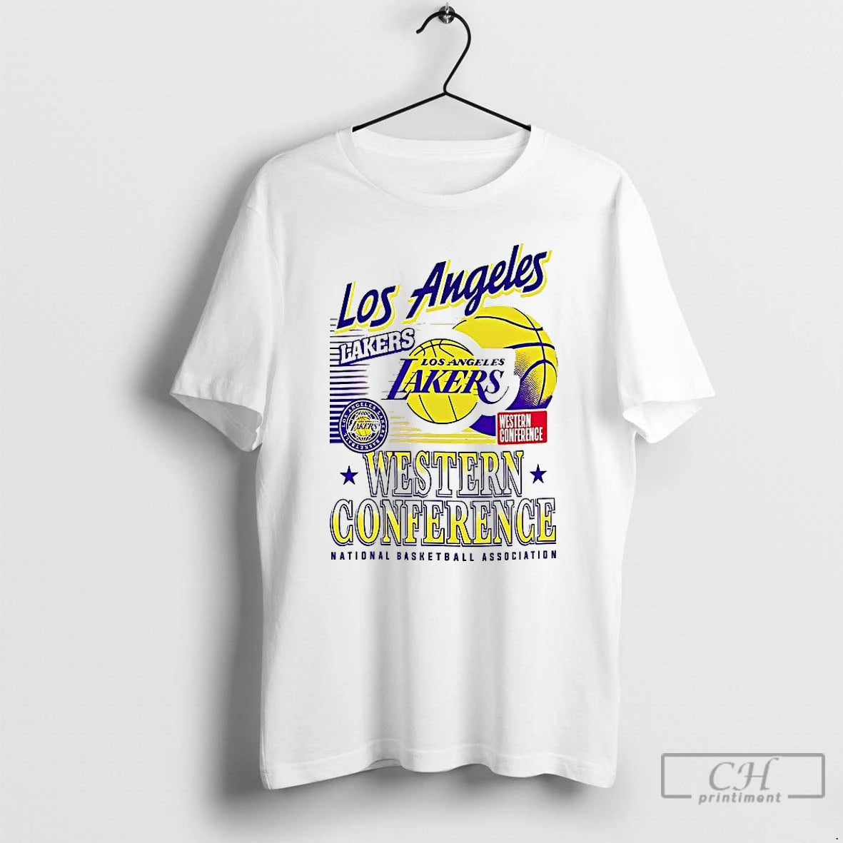 Classic Los Angeles Lakers Nba Western Conference Logo And Ball T-Shirts, Hoodie, Sweatshirt | RetroVerseTees.com