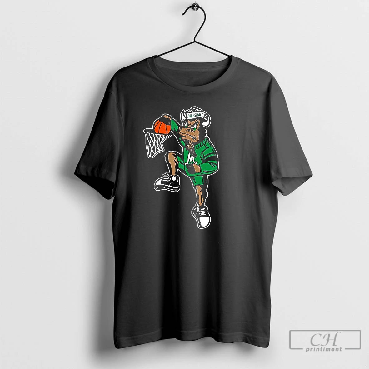 Classic Marshall Thundering Herd Mascot Dunk T-Shirts, Hoodie, Sweatshirt | RetroVerseTees.com
