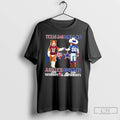 Classic Mascots Texas Am Aggies On Saturdays X Dallas Cowboys On Sundays Skyline T Shirts