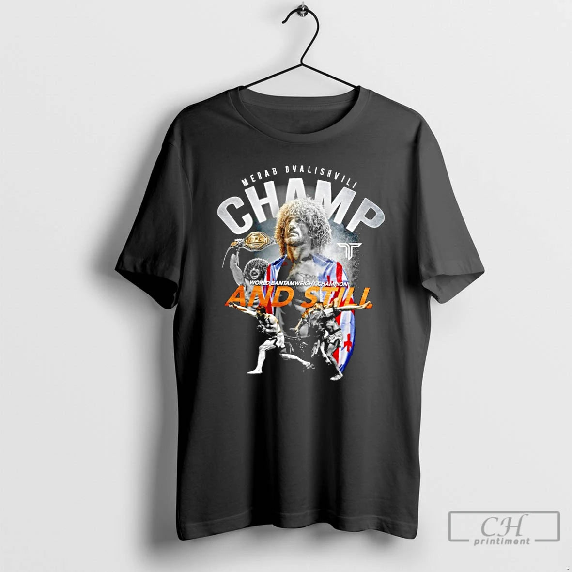 Classic Merab Dvalishvili And Still World Bantamweight Champion T Shirts Hoodie Longsleeve