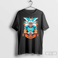 Classic Miami Dolphins Football Mascot Hug The Ball T-Shirts, Hoodie, Sweatshirt | RetroVerseTees.com