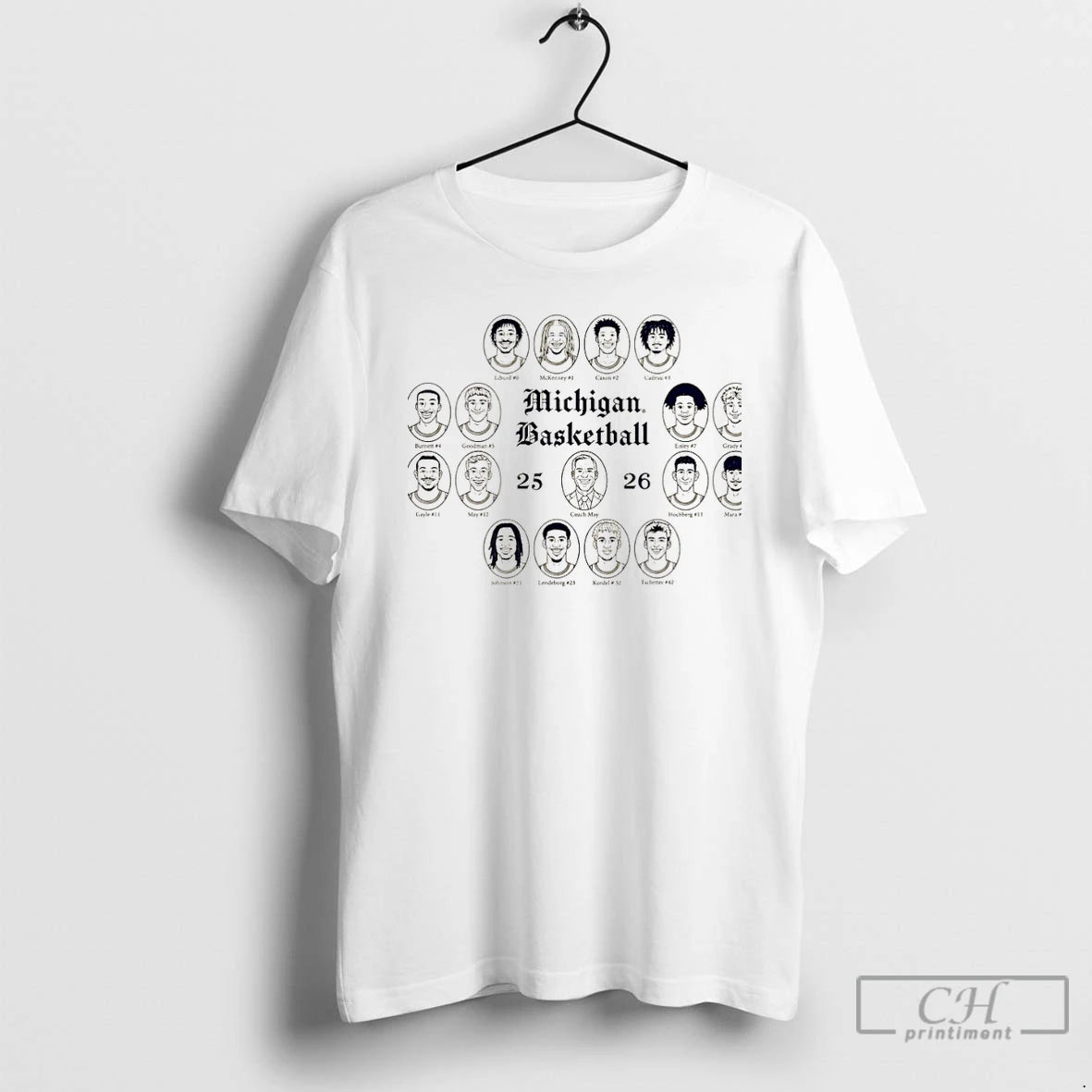 Classic Michigan Wolverines Basketball Team Composite 25 26 Triblend Christmas T-Shirts, Hoodie, Sweatshirt