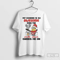 Classic Minion Santa Hat My Cooking Is So Awesome Even The Smoke Alarm Cheers Me T-Shirts, Hoodie, Sweatshirt