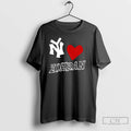 Classic Ny Loves Zohran Mamdani Heart Mayor Of New York City T-Shirts, Hoodie, Sweatshirt | RetroVerseTees.com