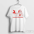 Classic Naughty Santa Im Laying On Your Present Xmas T-Shirts, Hoodie, Sweatshirt | RetroVerseTees.com