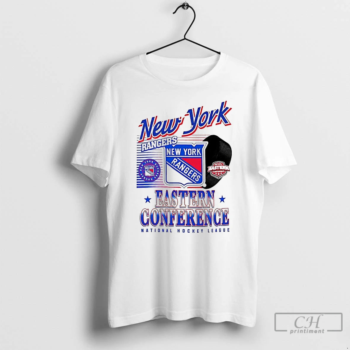 Classic New York Rangers Nhl Eastern Conference Logo And Ball T-Shirts, Hoodie, Sweatshirt | RetroVerseTees.com
