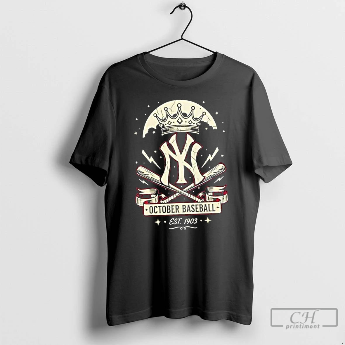 Classic New York Yankees October Baseball Est 1903 T Shirts Hoodie Longsleeve