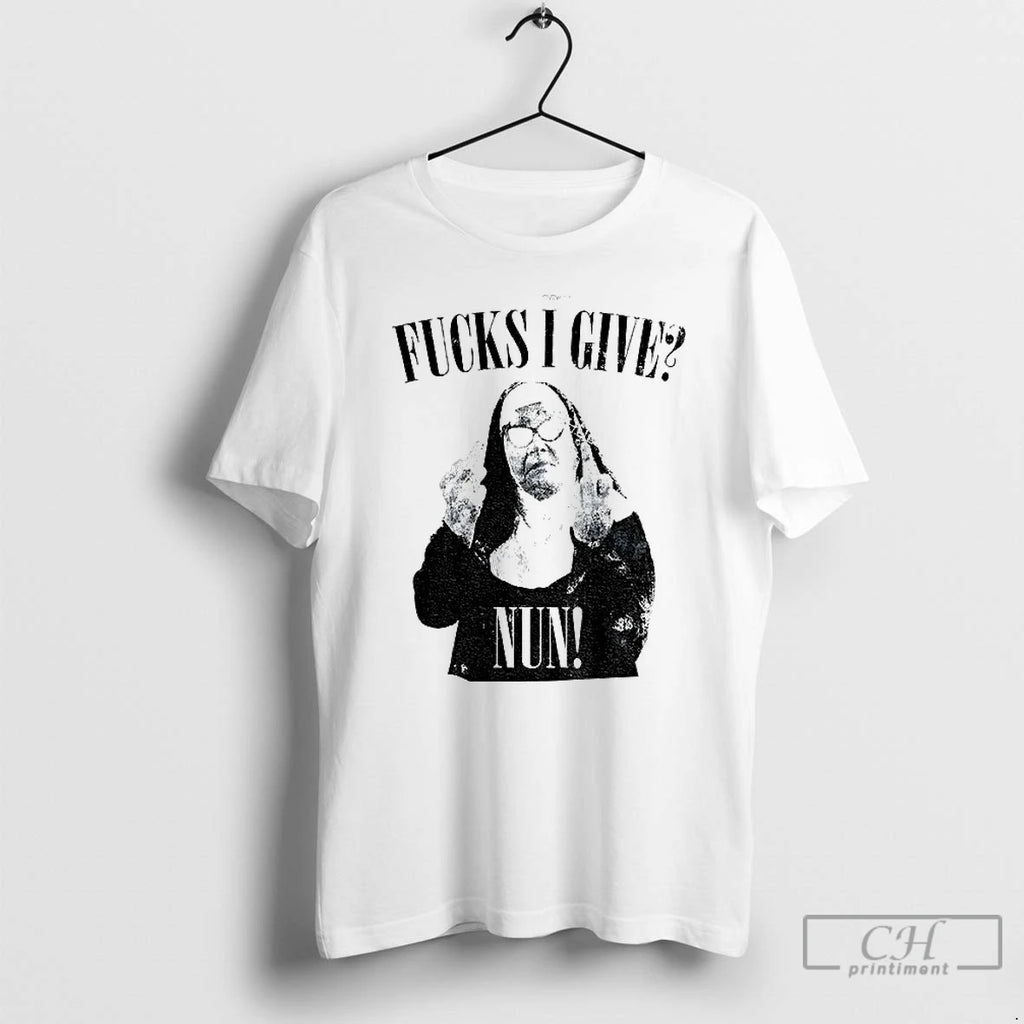 Classic Nun Middle Finger Fucks I Give Nun