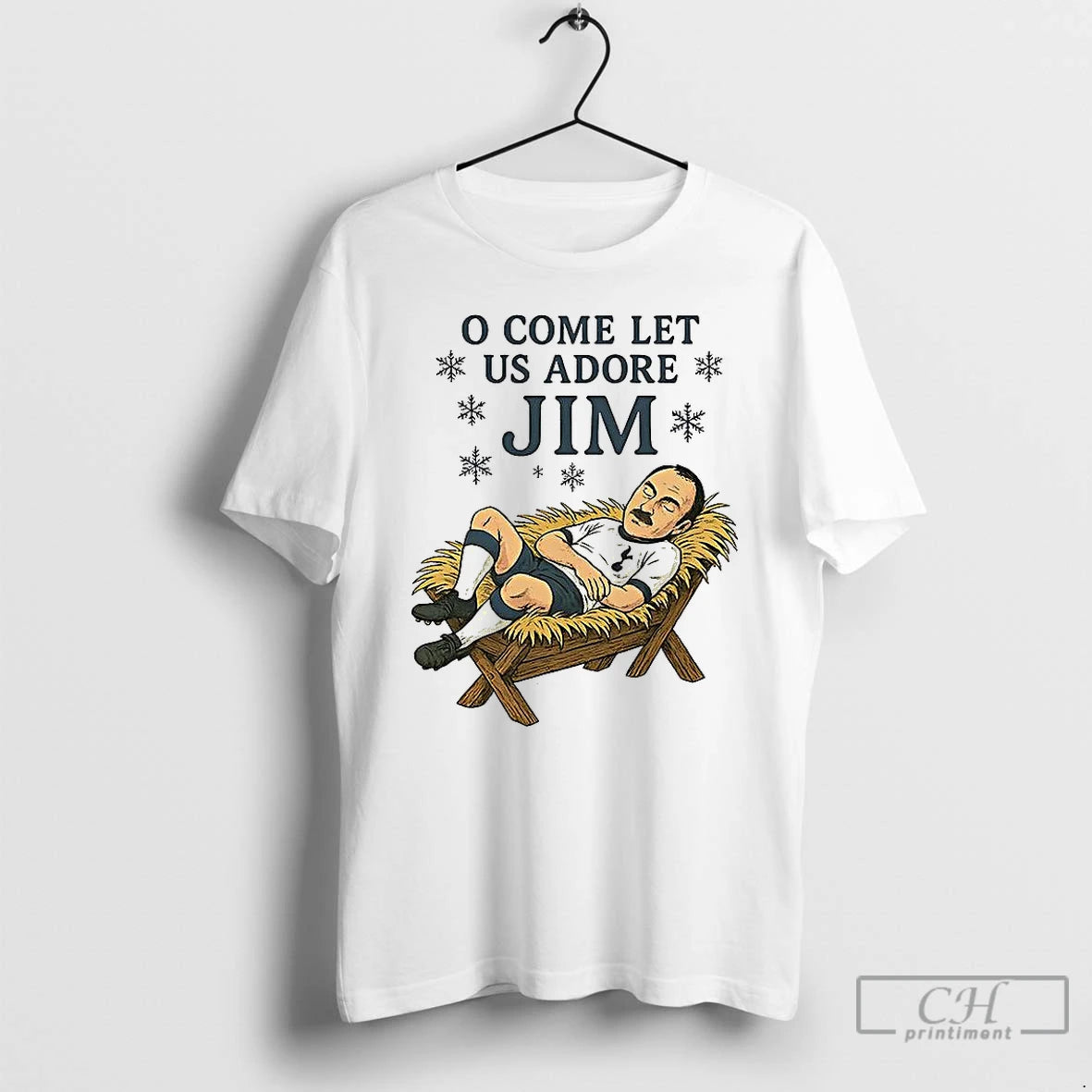 Classic O Come Let Us Adore Jim Tottenham Hotspur Football Christmas T-Shirts, Hoodie, Sweatshirt | RetroVerseTees.com