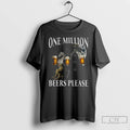Classic One Million Beers Wolf Meme T-Shirts, Hoodie, Sweatshirt | RetroVerseTees.com