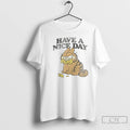 Classic Orange Cat Have A Nice Day Distressed T-Shirts, Hoodie, Sweatshirt | RetroVerseTees.com