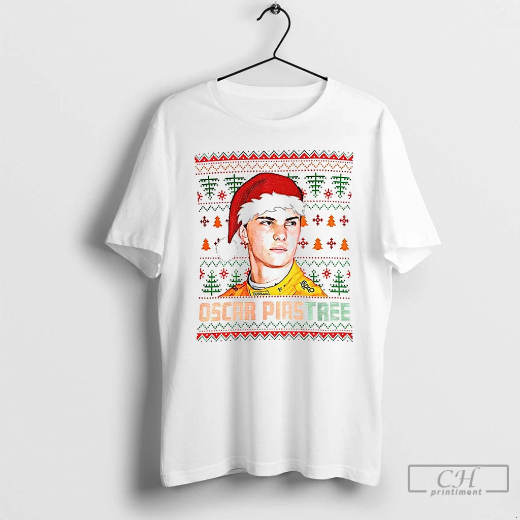 Classic Oscar Piastri Oscar Piastree Santa Hat Merry Christmas