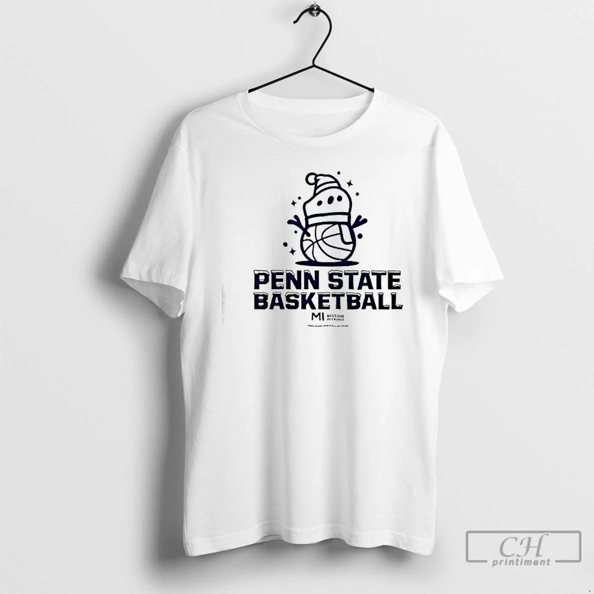 Classic Penn State Basketball Snowman Graphic T-Shirts, Hoodie, Sweatshirt | RetroVerseTees.com