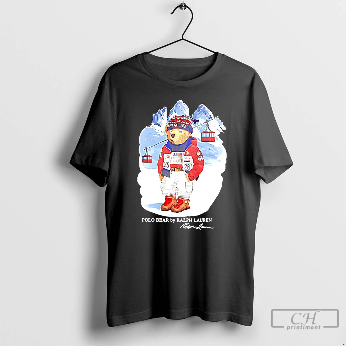 Classic Polo Ralph Lauren Team Usa Polo Bear T-Shirts, Hoodie, Sweatshirt | RetroVerseTees.com