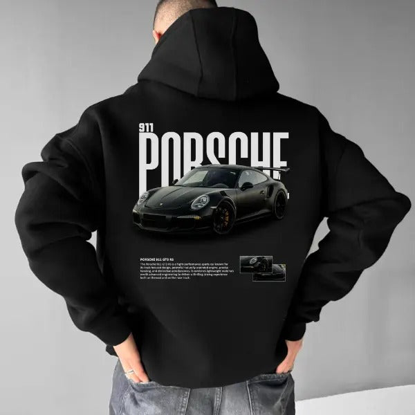 Classic Porsche 911 GT3 RS Hoodie, Unisex, Menswear, Street Racing Shirt, Car Hoodie, Boyfriend Gift Sweatshirt