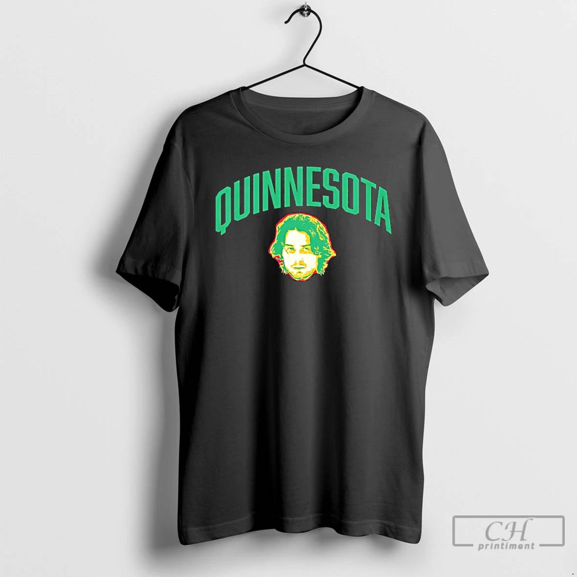 Classic Quinn Hughes Minnesota Wild Quinnesota Big Head T-Shirts, Hoodie, Sweatshirt | RetroVerseTees.com