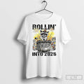 Classic Raccoon Feral Girl Rollin Into 2026 T-Shirts, Hoodie, Sweatshirt | RetroVerseTees.com