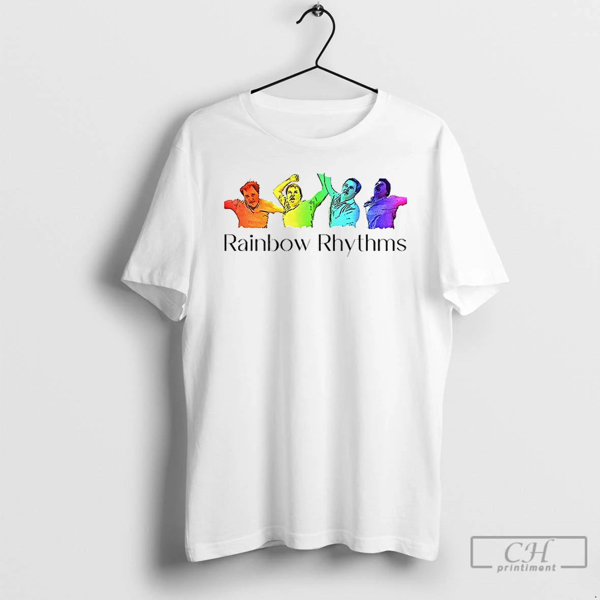 Classic Rainbow Rhythms Peep Show Mark Corrigan Dance Uk Comedy T-Shirts, Hoodie, Sweatshirt | RetroVerseTees.com