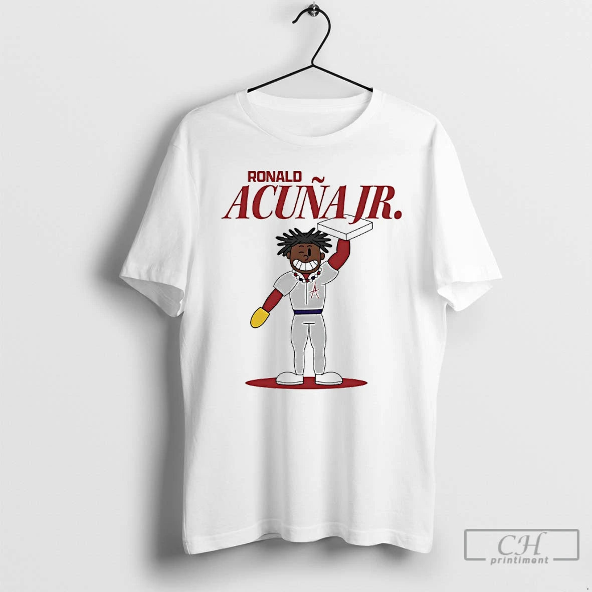 Classic Ronald Acuna Jr Atlanta Braves Summer Cartoon