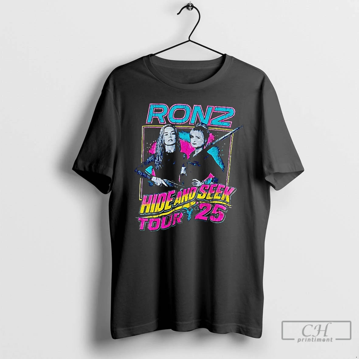 Classic Ronz Hide And Seek Tour 2025 Vintage T-Shirts, Hoodie, Sweatshirt | RetroVerseTees.com