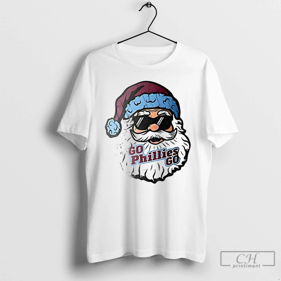Classic Santa Claus X Philadelphia Phillies Go Phillies Go Baseball 2025 Christmas T Shirts Sweater Hoodie, Sweatshirt