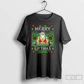 Classic Santa Merry Liftmas Strength Christmas T-Shirts, Hoodie, Sweatshirt | RetroVerseTees.com