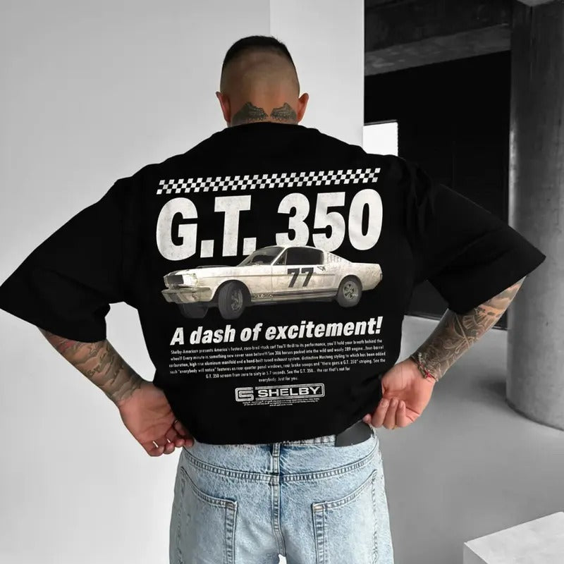 Classic Shelby GT350 T-Shirt, Unisex, Car Clothing Hoodie, Sweatshirt | RetroVerseTees.com