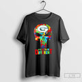 Classic Skull Green Bay Packers Its Ok To Be Different T Shirts Hoodie Longsleeve