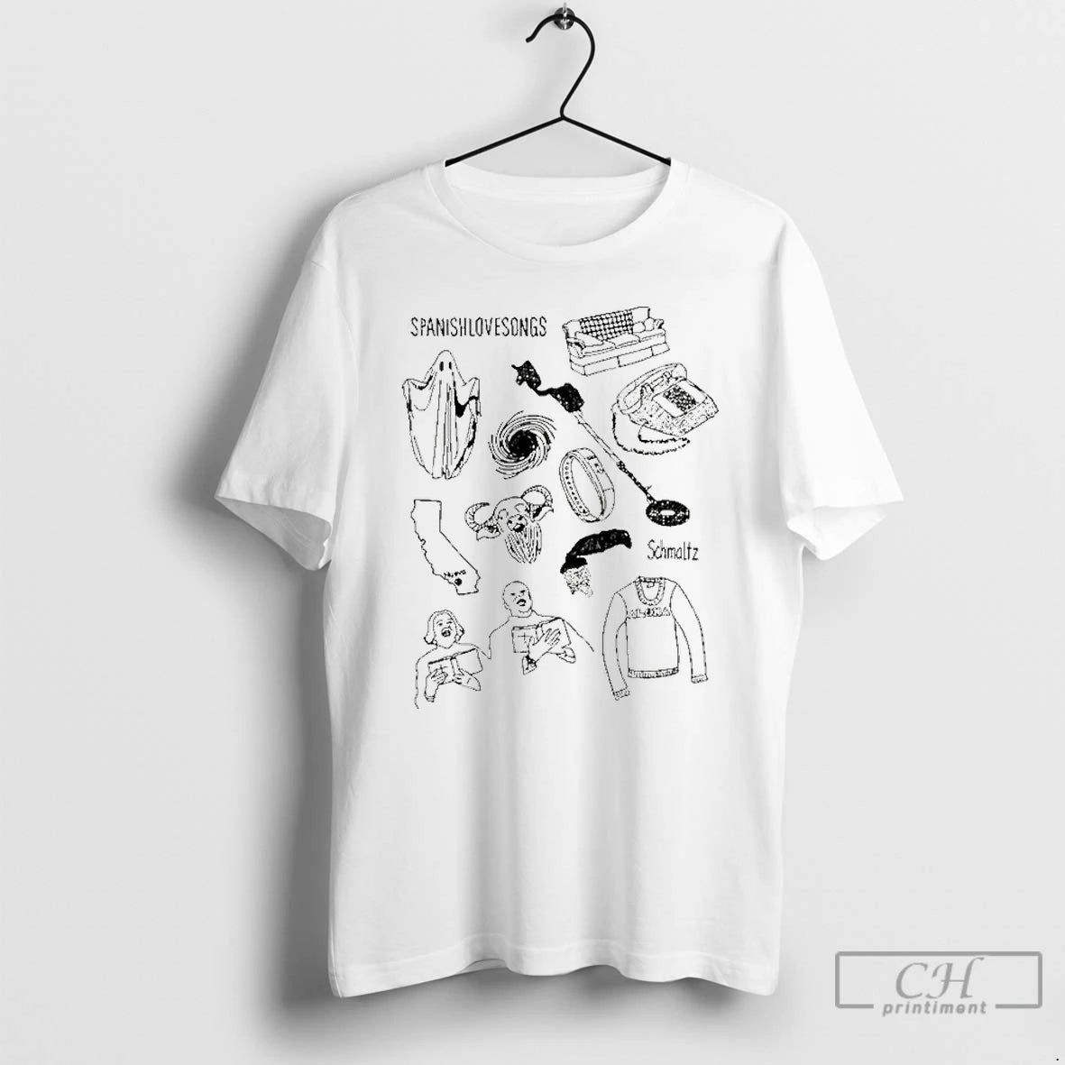 Classic Spanish Love Songs Schmaltz Illustrations T-Shirts, Hoodie, Sweatshirt | RetroVerseTees.com