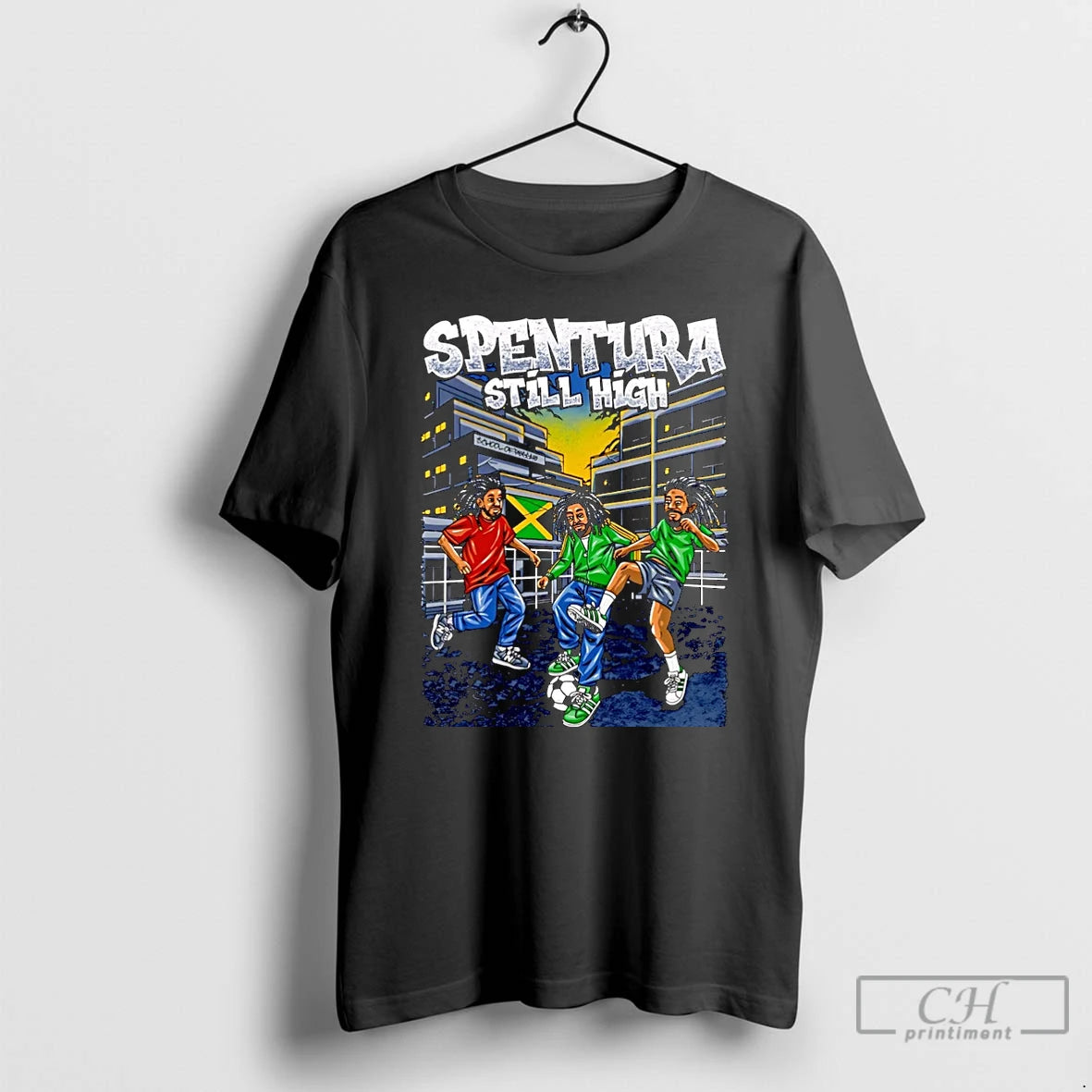 Classic Spentura Still High Soccer Jamaica Flag Christmas T-Shirts, Hoodie, Sweatshirt | RetroVerseTees.com