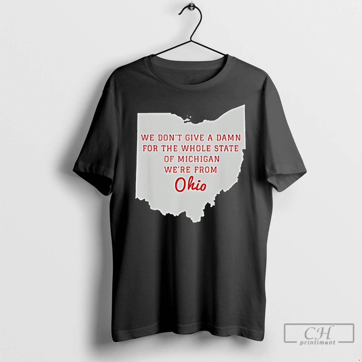 Classic State Of Ohio We Dont Give A Damn For Michigan T-Shirts, Hoodie, Sweatshirt | RetroVerseTees.com