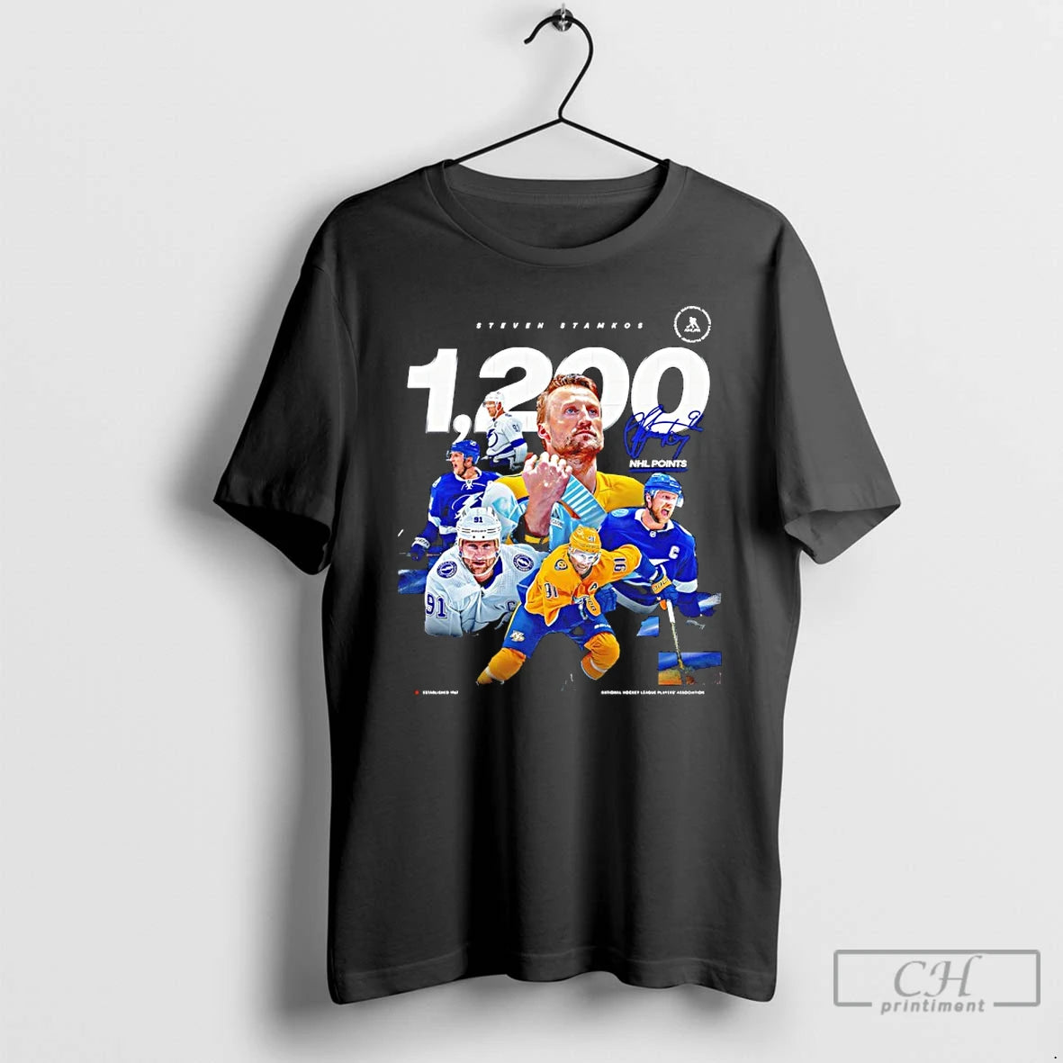 Classic Steven Stamkos Nashville Predators Nhl Point 1200 Signature T-Shirts, Hoodie, Sweatshirt | RetroVerseTees.com