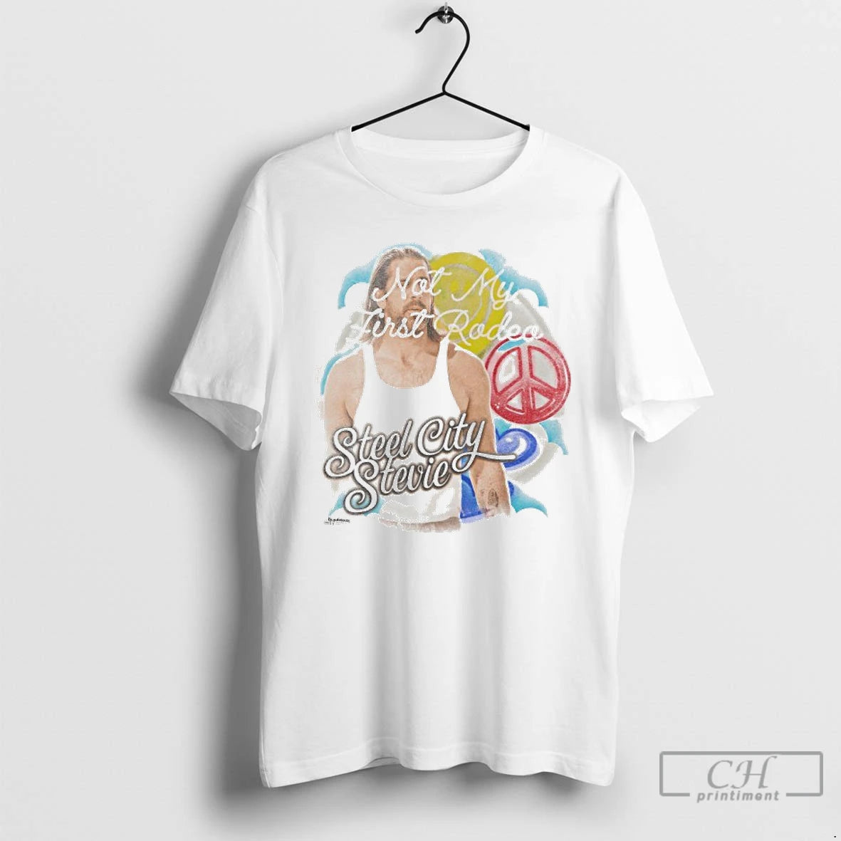 Classic Stevenson Ranch X Pittsburgh Not My First Rodeo Steel City Stevie The Shaman Peace T-Shirts, Hoodie, Sweatshirt